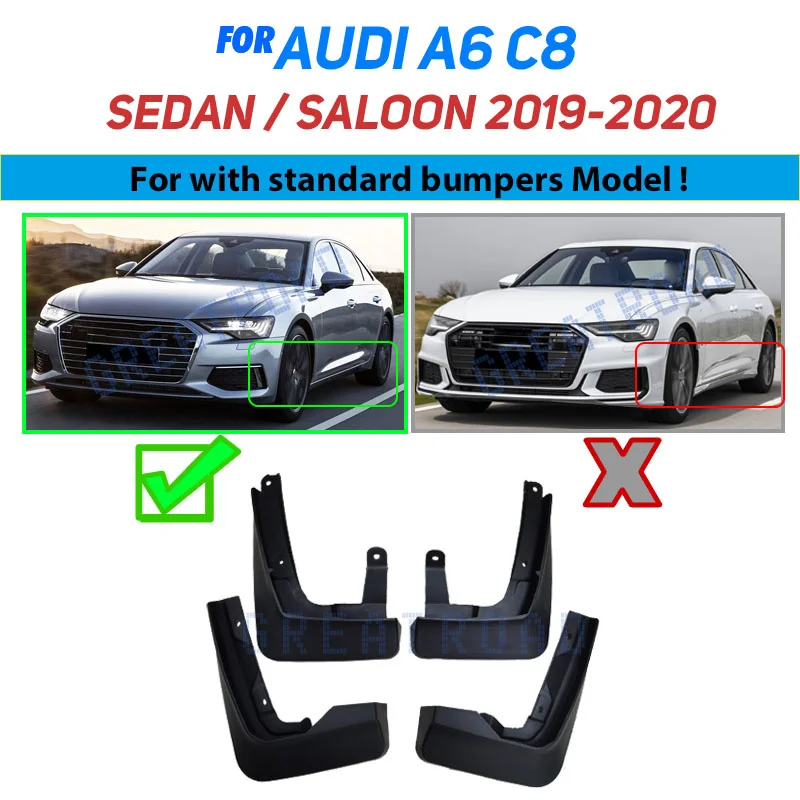 Автомобильные брызговики для Audi A6 Saloon S-Line Sport C8 2019 ~ 2020, брызговики на крыло, брызговики, аксессуары для брызговиков
Автомобильные брызговики для Audi A6 Saloon S-Line Sport C8 2019 ~ 2020, брызговики на крыло, брызговики, аксессуары для брызговиков