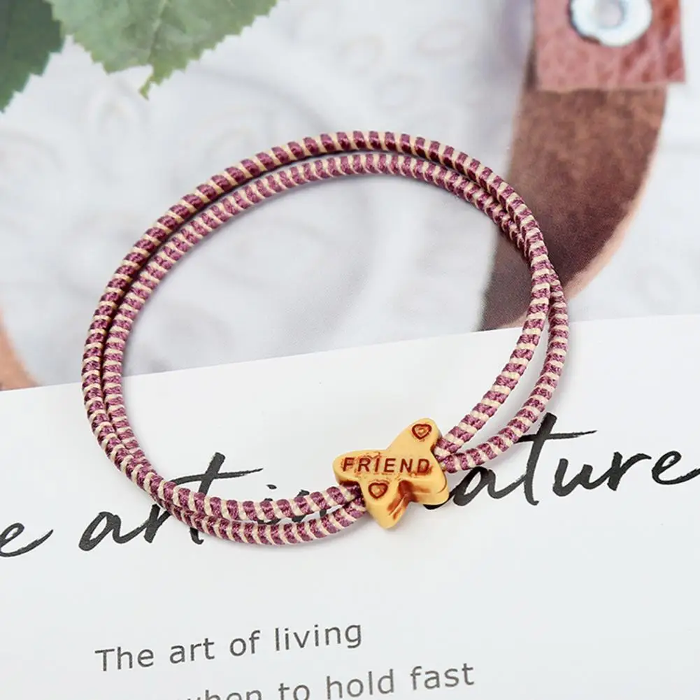 Hair Ring Anti-slip Good Toughness Hairstyle Decoration Adorable Butterflies Friend Female Hair Ring Hair Tie for Party
Hair Ring Anti-slip Good Toughness Hairstyle Decoration Adorable Butterflies Friend Female Hair Ring Hair Tie for Party