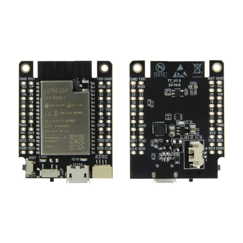 TTGO-T7 MINI 32 V1.5 Development Driver Board ESP32 WiFi Bluetooth-compatible Display-Module 802.11 b-g-n Protocols
TTGO-T7 MINI 32 V1.5 Development Driver Board ESP32 WiFi Bluetooth-compatible Display-Module 802.11 b-g-n Protocols