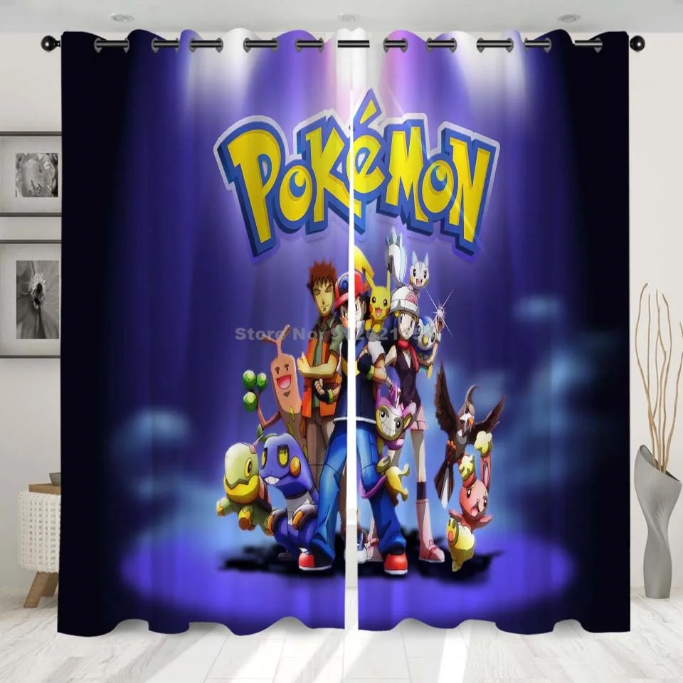 Pikachu Pokeman Animie Cartoon Kawaii Blackout Curtains Window Drapes for Living Room Curtains for Children Kids Bedroom
Pikachu Pokeman Animie Cartoon Kawaii Blackout Curtains Window Drapes for Living Room Curtains for Children Kids Bedroom