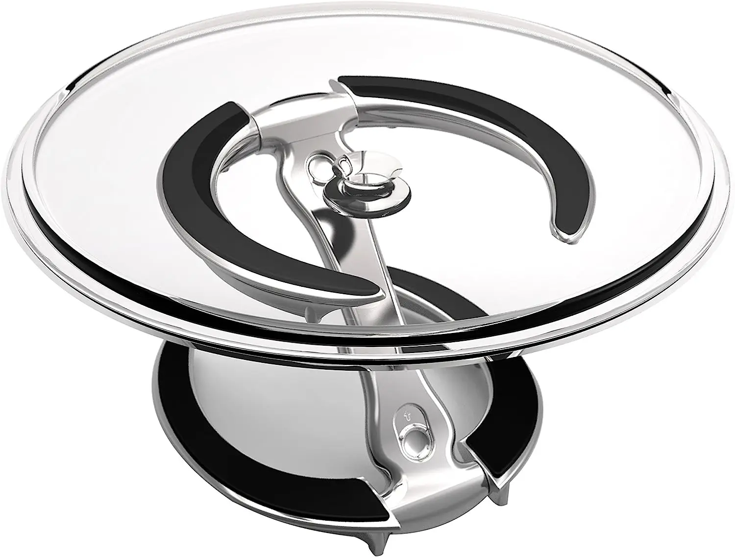 Patented Pan Lid, Utensil and Pot Holder, Dish/Cake Serving Stand and Trivet in One for The Kitchen Lover
Patented Pan Lid, Utensil and Pot Holder, Dish/Cake Serving Stand and Trivet in One for The Kitchen Lover