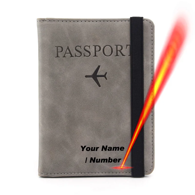 Rfid Protection Customize Names Passport Cover Functional Document Business Elastic Band Personalized Passport Holder Travel
Rfid Protection Customize Names Passport Cover Functional Document Business Elastic Band Personalized Passport Holder Travel