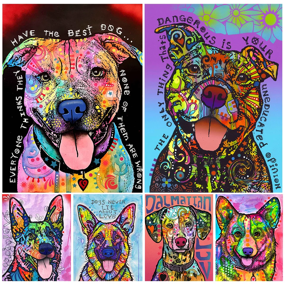 5D DIY Diamond Painting Dog Rhinestone Picture Full Square/Round Animal Embroidery Art Picture Mosaic Home Decoration Kit Gift
5D DIY Diamond Painting Dog Rhinestone Picture Full Square/Round Animal Embroidery Art Picture Mosaic Home Decoration Kit Gift