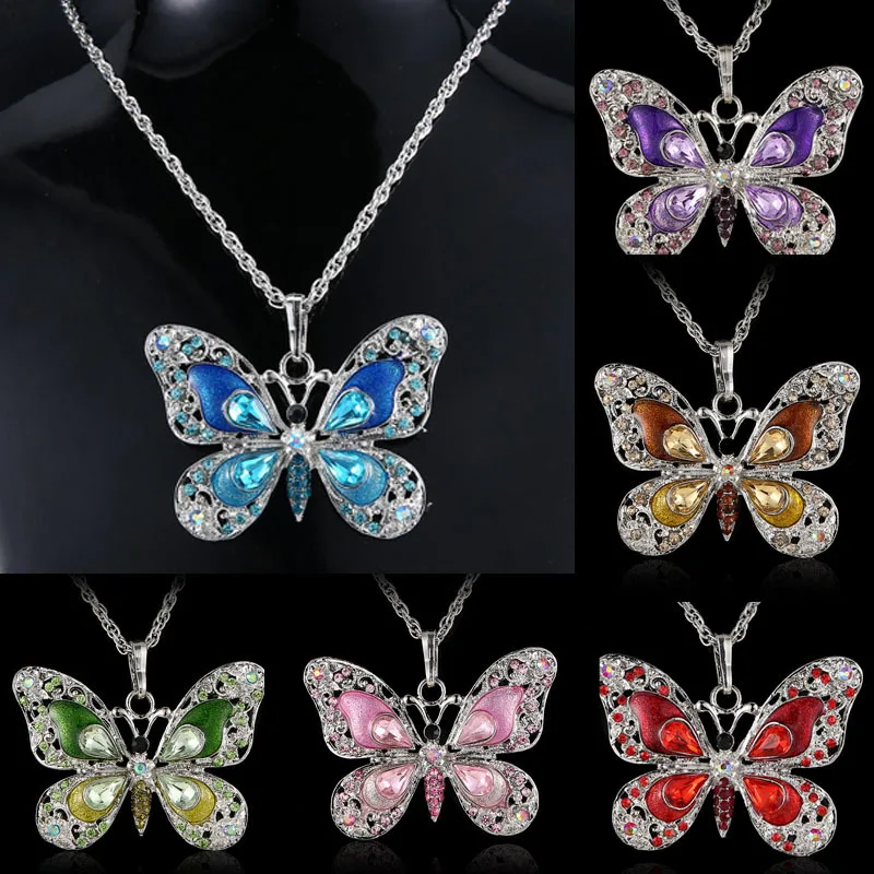 New Fashion Painting Oil Rhinestone Butterfly Necklace European and American Personality Sweater Chain Ladies Jewelry Wholesale
New Fashion Painting Oil Rhinestone Butterfly Necklace European and American Personality Sweater Chain Ladies Jewelry Wholesale
