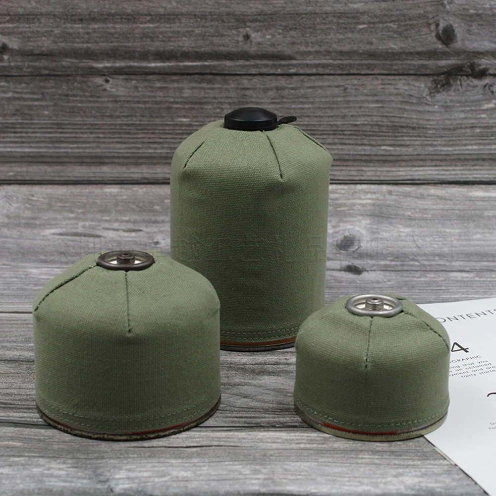Camping Gas Tank Cover Case Canvas Gas Tank Storage Bag 110/450/230g Gas Canister Protective Cover Flat Gas Tanks Cover
Camping Gas Tank Cover Case Canvas Gas Tank Storage Bag 110/450/230g Gas Canister Protective Cover Flat Gas Tanks Cover