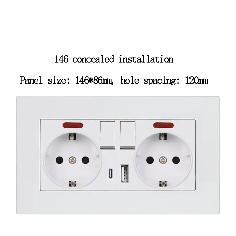 Скрытая розетка CXFG с USB Type-C
Скрытая розетка CXFG с USB Type-C