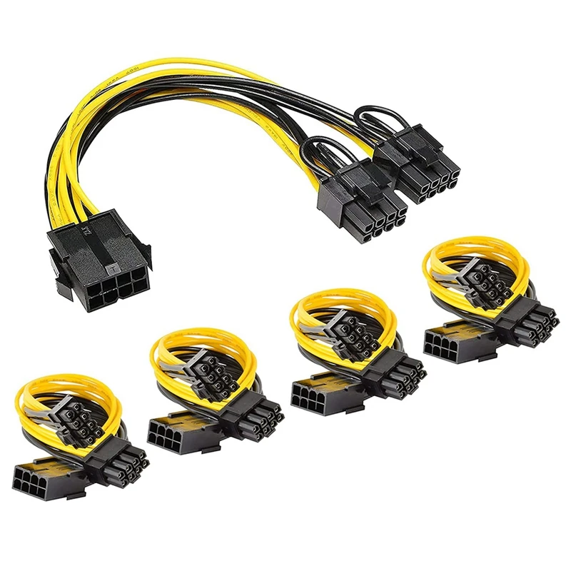Pcie Splitter Graphics Card Cable, GPU 8-Pin Pcie To Dual Pcie 8-Pin (6+2) Power Cable, PCI Express Power Splitter Cable
Pcie Splitter Graphics Card Cable, GPU 8-Pin Pcie To Dual Pcie 8-Pin (6+2) Power Cable, PCI Express Power Splitter Cable