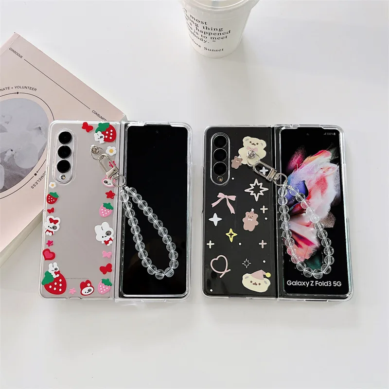 Strawberry Rabbit Bear Phone Case for Samsung Galaxy Z Fold 3 Z Fold 4 Hard PC Back Cover for ZFold3 ZFold4 Case Shell
Strawberry Rabbit Bear Phone Case for Samsung Galaxy Z Fold 3 Z Fold 4 Hard PC Back Cover for ZFold3 ZFold4 Case Shell