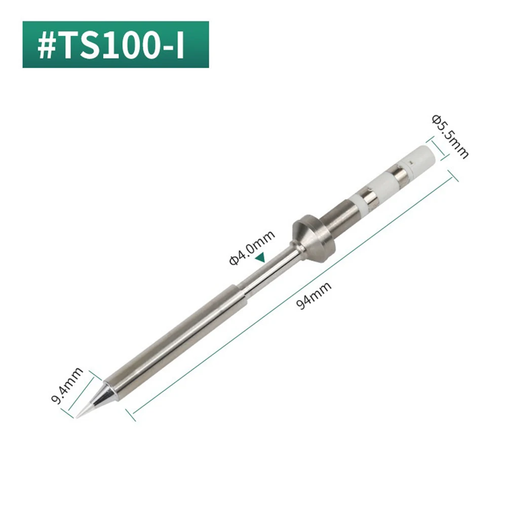 Soldering Iron Tips TS100 Soldering Iron Tips Replacement Set Suitable for Different PCB Components Copper and Iron Materials
Soldering Iron Tips TS100 Soldering Iron Tips Replacement Set Suitable for Different PCB Components Copper and Iron Materials