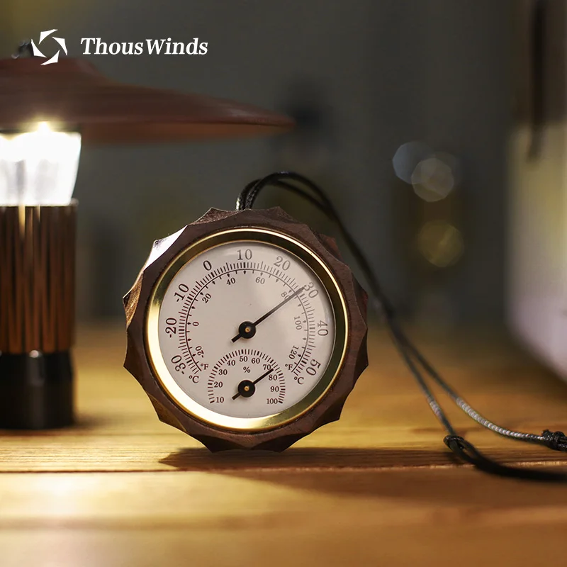 Thous Winds Solid Wood Thermometer Hygrometer Black Walnut Pointer Thermometer Tourism Outdoor Camping Equipment TW5051
Thous Winds Solid Wood Thermometer Hygrometer Black Walnut Pointer Thermometer Tourism Outdoor Camping Equipment TW5051