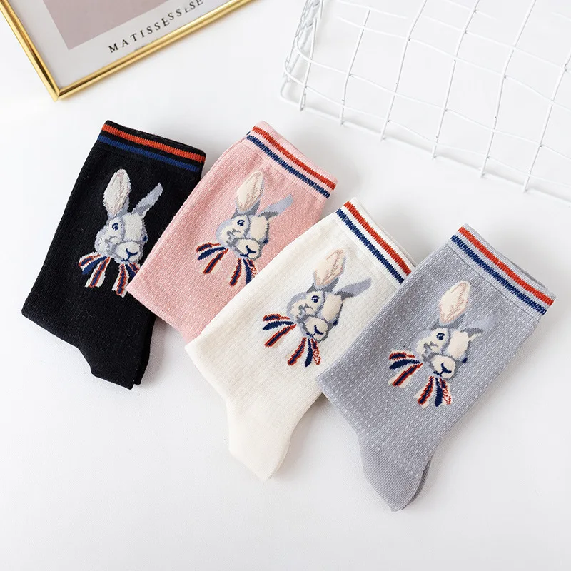 2 pairs Stockings Female Cartoon Rabbit Tube Socks Lovely Japanese Spring/fall INS Tide Net Red Sports Breathable Tube Socks 
2 pairs Stockings Female Cartoon Rabbit Tube Socks Lovely Japanese Spring/fall INS Tide Net Red Sports Breathable Tube Socks