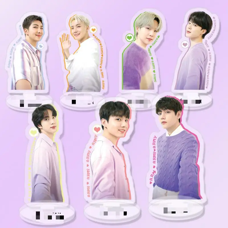 KPOP bangtan boys new album acrylic doll bracket model stand-up desk personality decorative ornaments Fan Gifts JIMIN JIN SUGA V
KPOP bangtan boys new album acrylic doll bracket model stand-up desk personality decorative ornaments Fan Gifts JIMIN JIN SUGA V