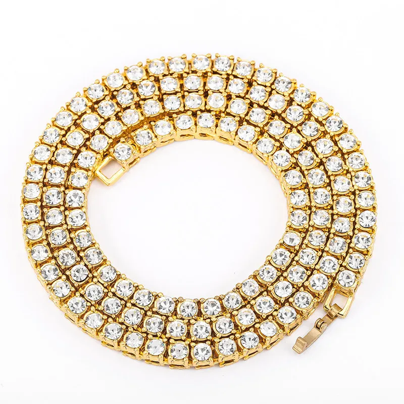 5MM Ced Out Single Row Crystal Tennis Necklace Men HipHop Lced Out AAA Rhinestone Chain Ladies Party Wedding Fashion Jewelry
5MM Ced Out Single Row Crystal Tennis Necklace Men HipHop Lced Out AAA Rhinestone Chain Ladies Party Wedding Fashion Jewelry