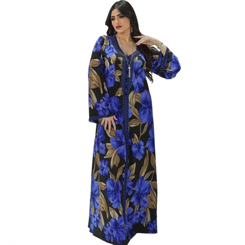 Ramadan Muslim Fashion Abaya 2022 African Print Dashiki Clothes Women Maxi Dress Long Sleeve Ankara Dresses Girl Party Dress
Ramadan Muslim Fashion Abaya 2022 African Print Dashiki Clothes Women Maxi Dress Long Sleeve Ankara Dresses Girl Party Dress