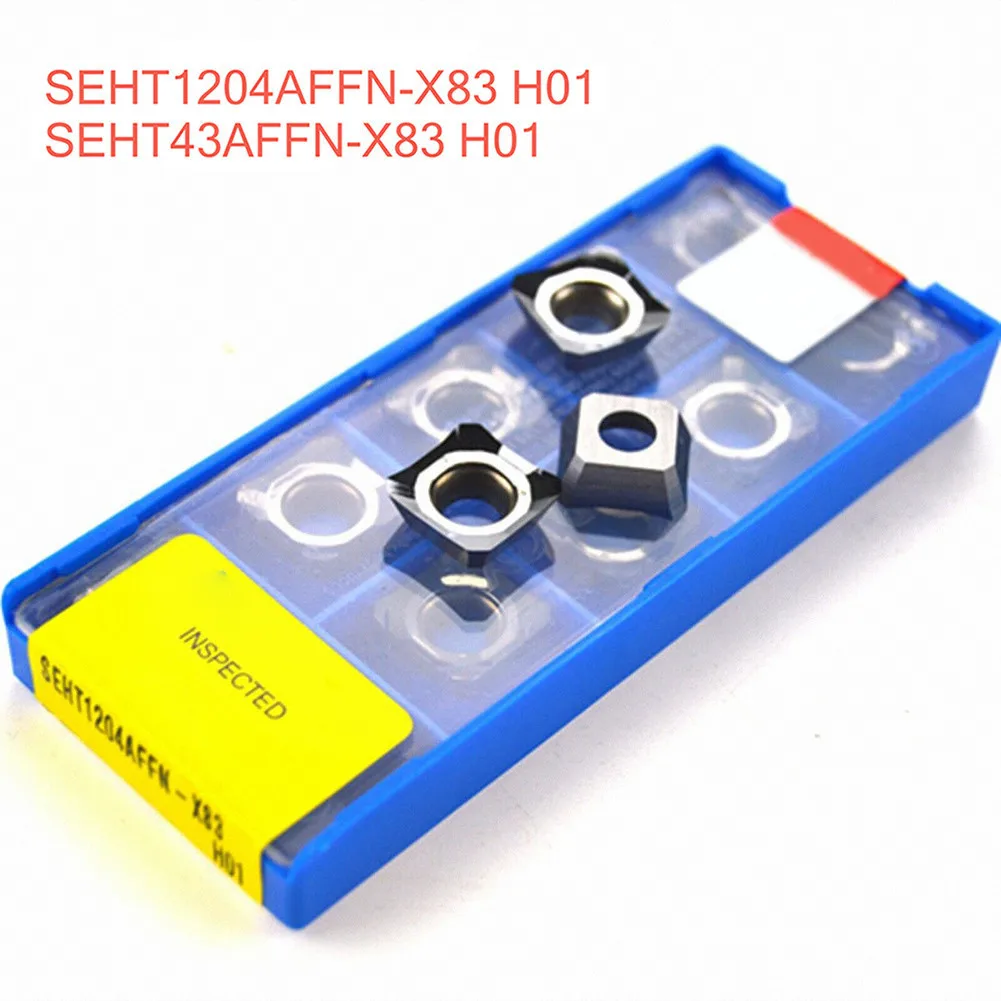 10pcs Insert SEHT1204AFFN-X83 SEKT1204 SEET 45 ° Plane Milling Cemented Carbide Blades 12mmx12mm Durable Carbide CNC Tool Parts
10pcs Insert SEHT1204AFFN-X83 SEKT1204 SEET 45 ° Plane Milling Cemented Carbide Blades 12mmx12mm Durable Carbide CNC Tool Parts