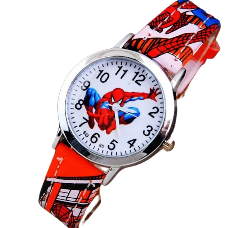 Marvel Spider-Man fashion children's cool watch boy cartoon anime belt primary and secondary school students belt quartz watch
Marvel Spider-Man fashion children's cool watch boy cartoon anime belt primary and secondary school students belt quartz watch