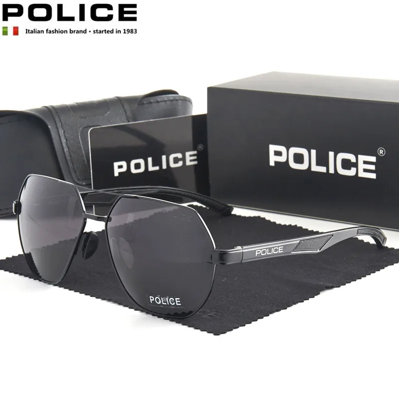 

POLICE Luxury Brand Sunglasses Men Women Pilot Polarized Lenses Sun Glass UV400 Outdoor Men's Glasses Des Lunettes De Soleil