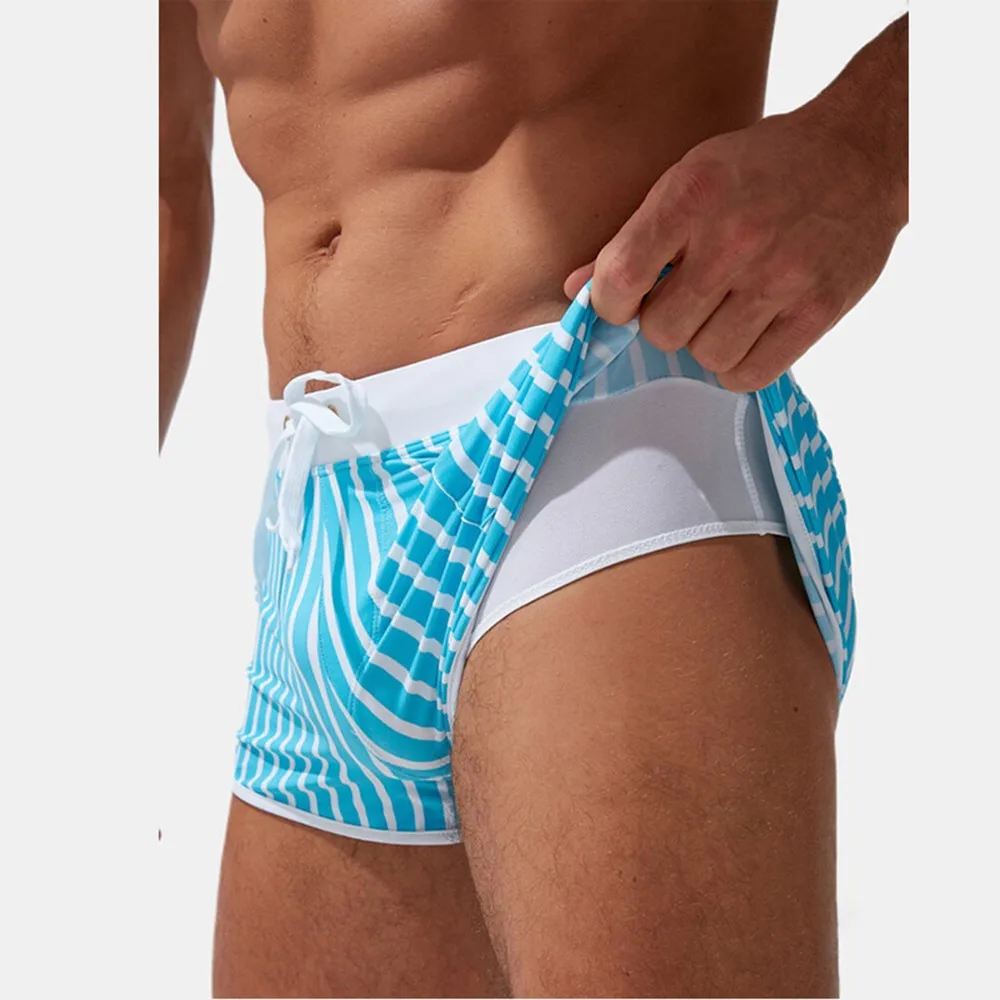 Sexy SwimTether Briefs Stripe Beach Bathing Shorts Swimwear Swimming Trunks 2021 New Swimwear Men Sexy Swimming Trunks Sunga
Sexy SwimTether Briefs Stripe Beach Bathing Shorts Swimwear Swimming Trunks 2021 New Swimwear Men Sexy Swimming Trunks Sunga