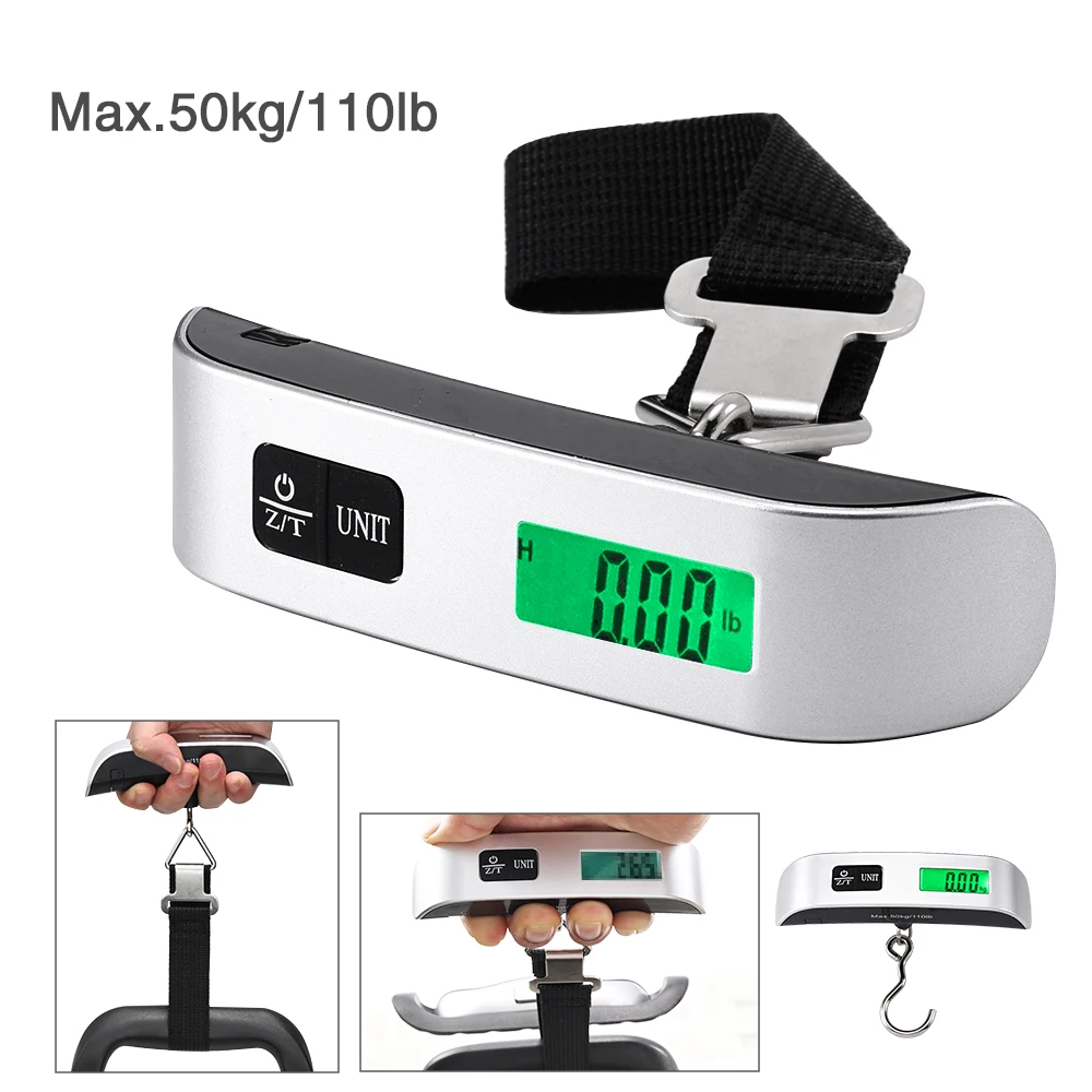 Travel Balance Suitcase Digital Hanging Luggage Display Electronic Baggage Weighs Scale Bag Scale 110lb/50kg Weight Portable
Travel Balance Suitcase Digital Hanging Luggage Display Electronic Baggage Weighs Scale Bag Scale 110lb/50kg Weight Portable