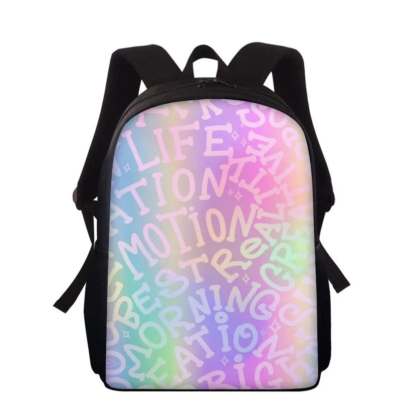 Creative Letter Pattern Print Backpack Teenager Boys Girls School Bag Men Rucksack Laptop Backpacks Children School Backpack Bag
Creative Letter Pattern Print Backpack Teenager Boys Girls School Bag Men Rucksack Laptop Backpacks Children School Backpack Bag