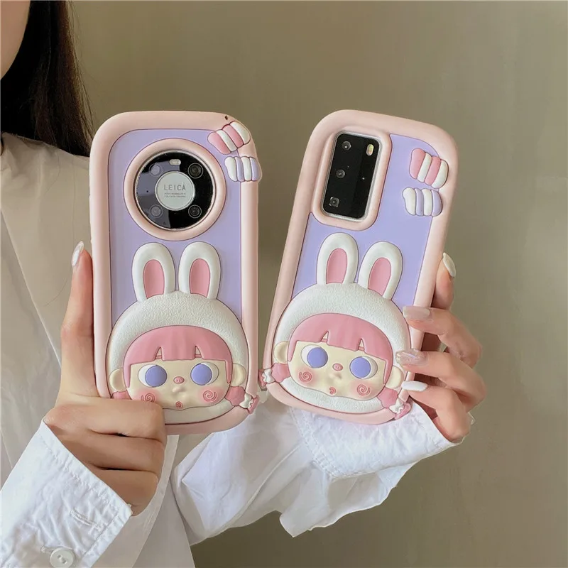 Candy Rabbit Gril Phone Case For Huawei Nova 10 9 8 7 P50 P40 P30 Mate40 30 Honor 50 60 70 80 Pro Bunny Pink Soft Silicone Cover
Candy Rabbit Gril Phone Case For Huawei Nova 10 9 8 7 P50 P40 P30 Mate40 30 Honor 50 60 70 80 Pro Bunny Pink Soft Silicone Cover