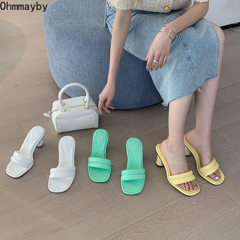 2022 New Open Toe Women Slipper Summer Outdoor Thick Heel Slides Shoes Fashion Ladies Dress Sandals Shoe 
2022 New Open Toe Women Slipper Summer Outdoor Thick Heel Slides Shoes Fashion Ladies Dress Sandals Shoe