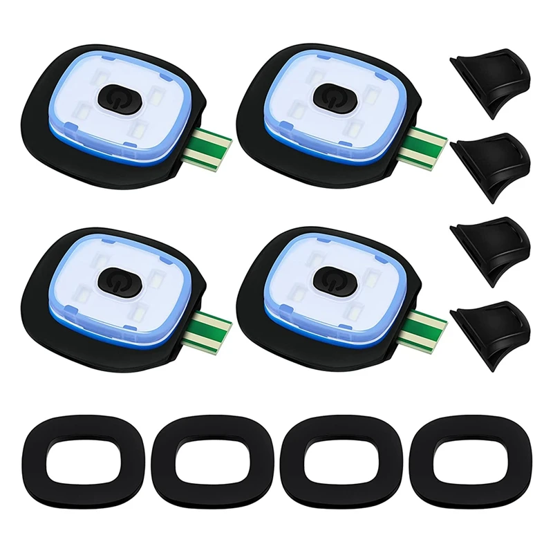 USB Rechargeable Light For LED Knit Beanie Hat, 4 Pieces, Strong Medium And Weak Light Mode LED Hat Light USB LED Lights
USB Rechargeable Light For LED Knit Beanie Hat, 4 Pieces, Strong Medium And Weak Light Mode LED Hat Light USB LED Lights