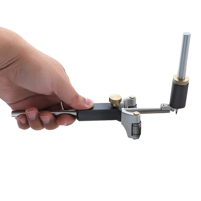 2 in 1 Woodworking Straight Line Linear Arc Scriber Tool with Pencil Draw Circle Straight Gadget
2 in 1 Woodworking Straight Line Linear Arc Scriber Tool with Pencil Draw Circle Straight Gadget