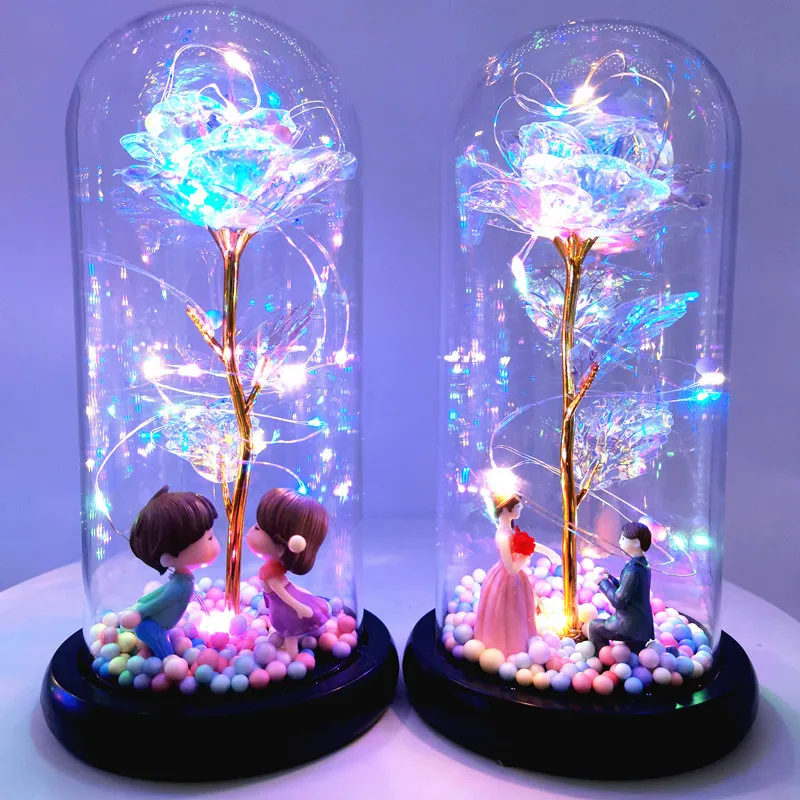 Eternal Rose LED Light In Glass Cover Valentine's Day Gift Baby Shower Wedding Favors for Guest Bridesmaid Gifts Wedding Decor
Eternal Rose LED Light In Glass Cover Valentine's Day Gift Baby Shower Wedding Favors for Guest Bridesmaid Gifts Wedding Decor