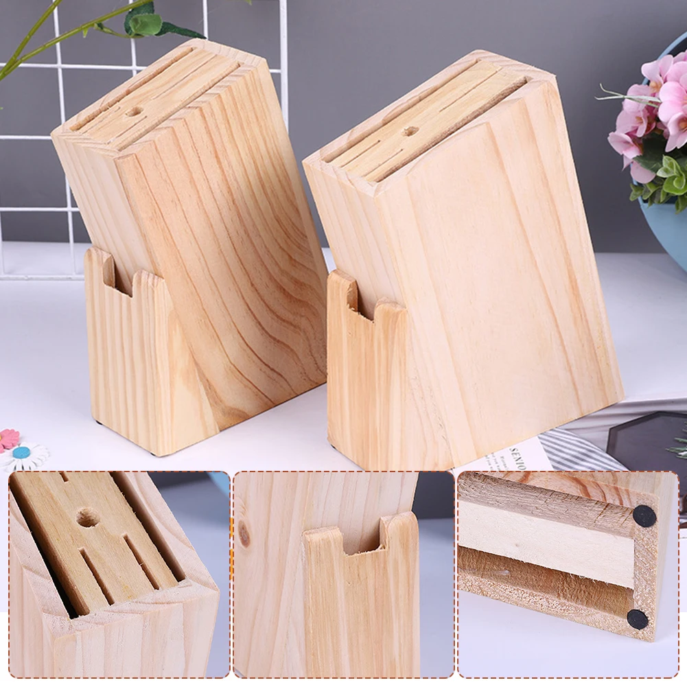 Multifunctional Wood Knife Holder Knife Block Stand Knives Storage Shelf Rack Organizer Hidden Knife Case Kitchen Accessories
Multifunctional Wood Knife Holder Knife Block Stand Knives Storage Shelf Rack Organizer Hidden Knife Case Kitchen Accessories