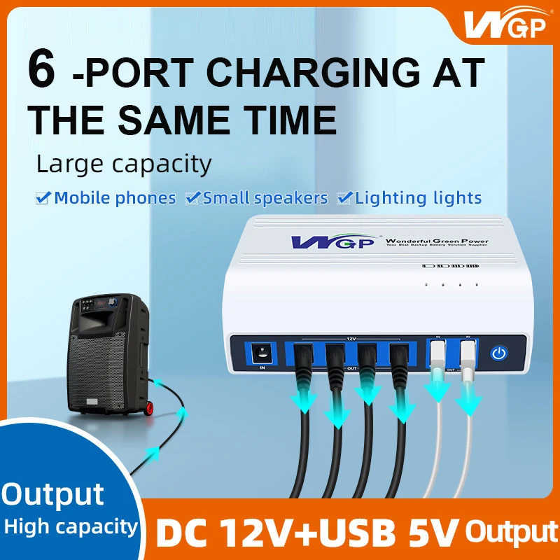 512B5v+12v/115.44wh Extra-large Capacity Secure Standby Power Supply Camera Router Uninterruptible Supply Multi-port Universal
512B5v+12v/115.44wh Extra-large Capacity Secure Standby Power Supply Camera Router Uninterruptible Supply Multi-port Universal
