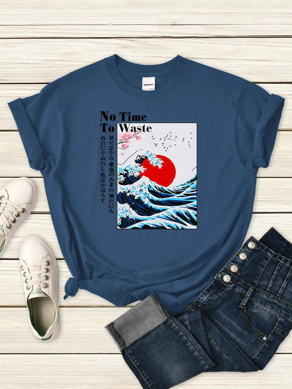 Japan Cherry Blossom Wave Sun Women Tshirt All-Match Brand Summer T Shirt Casual Vintage Short Sleeve Street Harajuku Clothing
Japan Cherry Blossom Wave Sun Women Tshirt All-Match Brand Summer T Shirt Casual Vintage Short Sleeve Street Harajuku Clothing