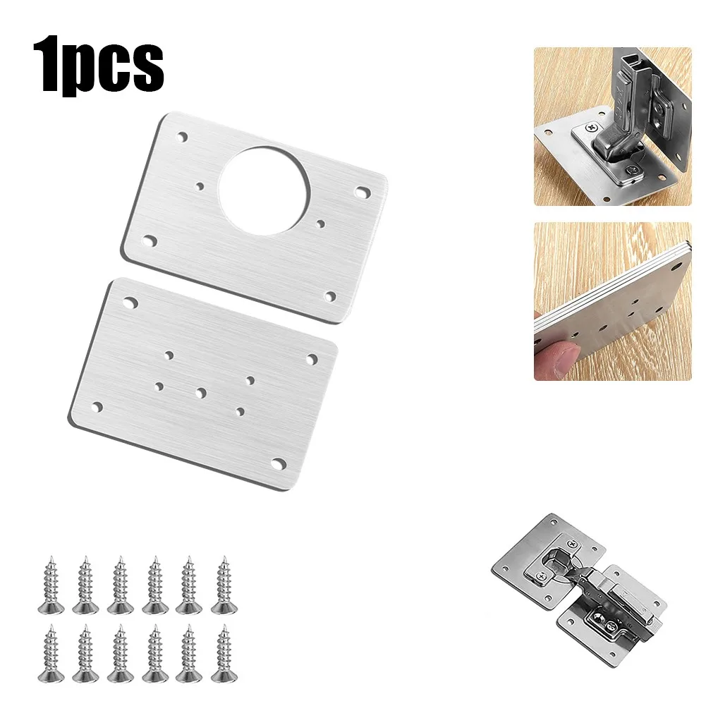 1/2/4/10PCS Stainless Steel Hinge Fixing Panel For Cabinet Door Mounting Plate Repairer Cabinet Hinge Installation Repair
1/2/4/10PCS Stainless Steel Hinge Fixing Panel For Cabinet Door Mounting Plate Repairer Cabinet Hinge Installation Repair