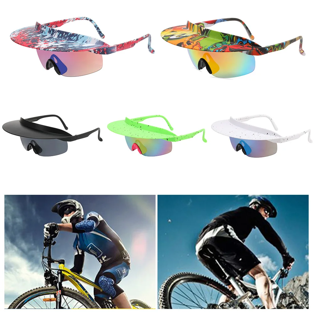 New Outdoor Brim Sun-Proof UV400 Cycling Sunglasses Men Women Road Bike Sun Glasses Unisex Bicycle Goggles MTB Sport Eyewears
New Outdoor Brim Sun-Proof UV400 Cycling Sunglasses Men Women Road Bike Sun Glasses Unisex Bicycle Goggles MTB Sport Eyewears