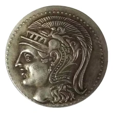 1pcs ANCIENT GREEK COIN COPY commemorative coins-replica coins medal coins collectibles metal owl gift