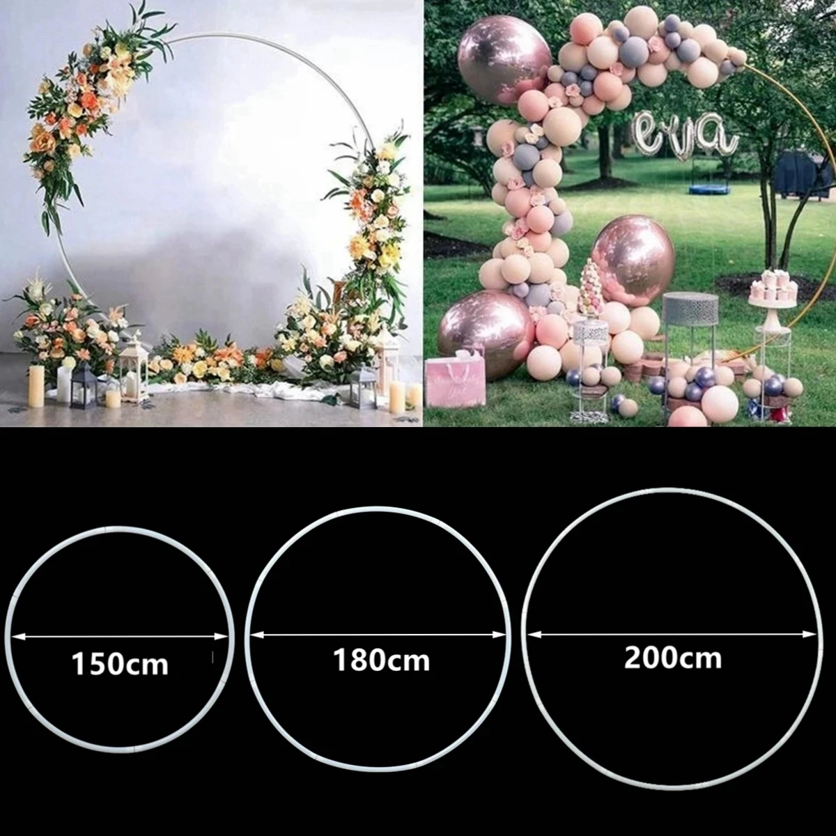 Balloon Stand Holder Circle Round Balloon Arch For balloon Bow of Balloons Wedding Decorations for Baby Shower Wedding Birthday
Balloon Stand Holder Circle Round Balloon Arch For balloon Bow of Balloons Wedding Decorations for Baby Shower Wedding Birthday