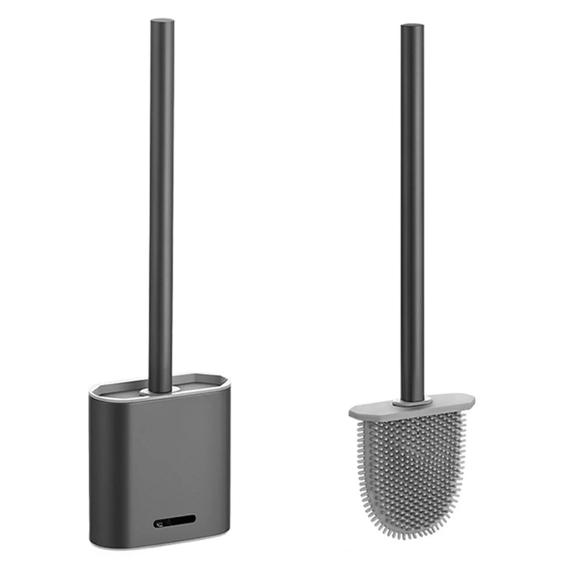 Силиконовая щетка для унитаза премиум-класса, серая
Силиконовая щетка для унитаза премиум-класса, серая