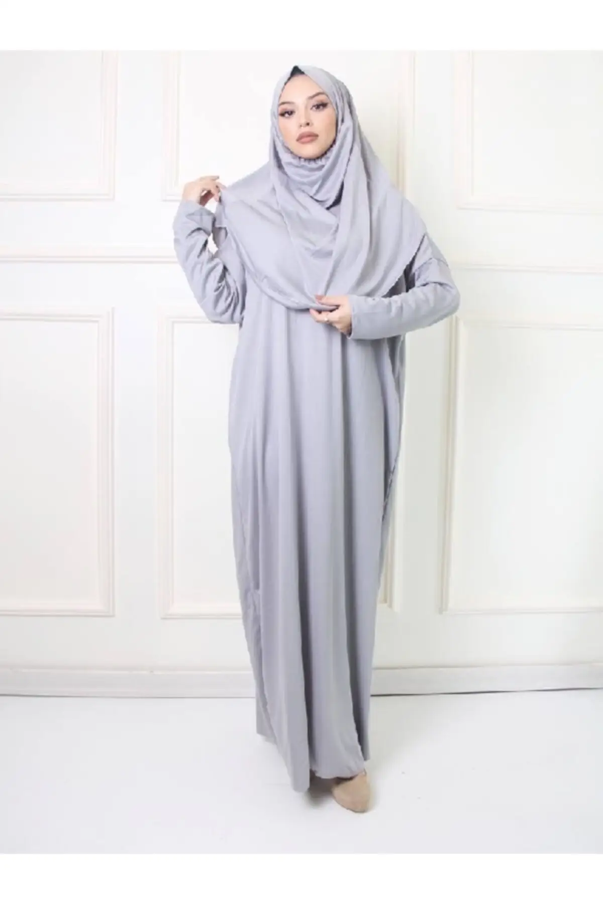 Ramadan Islamic prayer dress Eid femme Abaya Khamar jilbeb Muslim Women 1 PCs long Khimar dress Turkish women clothing Niqab
Ramadan Islamic prayer dress Eid femme Abaya Khamar jilbeb Muslim Women 1 PCs long Khimar dress Turkish women clothing Niqab