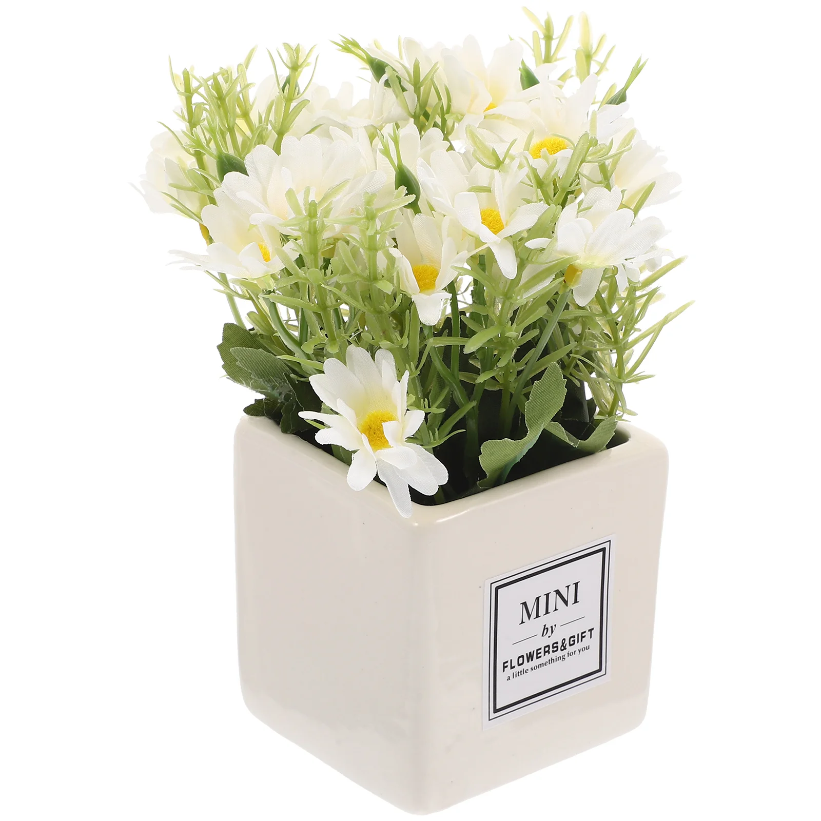 Potted Flowers Fake Artificial Flower Daisy Vase Pot Mini Faux Bonsai Daisies Silk Greenery Decor Bucket Eternal Home decor
Potted Flowers Fake Artificial Flower Daisy Vase Pot Mini Faux Bonsai Daisies Silk Greenery Decor Bucket Eternal Home decor