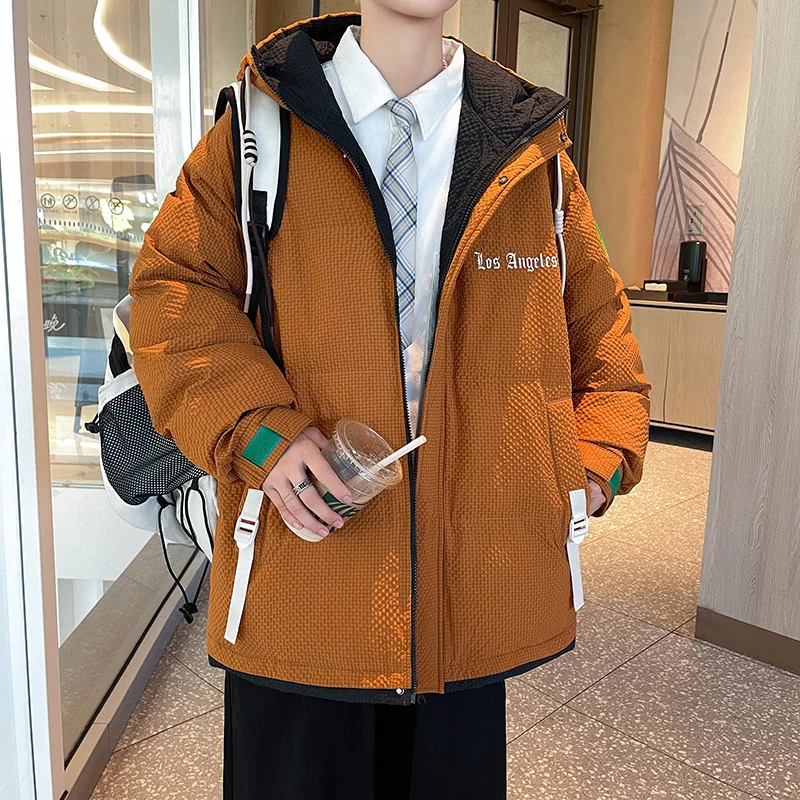 Winter Warm Hooded Cotton-Padded Jackets Men’s Streetwear Thicken Parkas Korean Fashion Outwear Loose Down Coats For Youth Tops
Winter Warm Hooded Cotton-Padded Jackets Men’s Streetwear Thicken Parkas Korean Fashion Outwear Loose Down Coats For Youth Tops