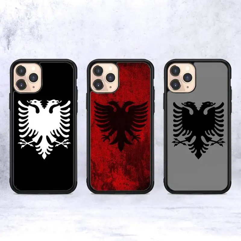 Albania Flag Eagle Phone Case Silicone PC+TPU Case for iPhone 11 12 13 Pro Max 8 7 6 Plus X SE XR Hard Fundas
Albania Flag Eagle Phone Case Silicone PC+TPU Case for iPhone 11 12 13 Pro Max 8 7 6 Plus X SE XR Hard Fundas