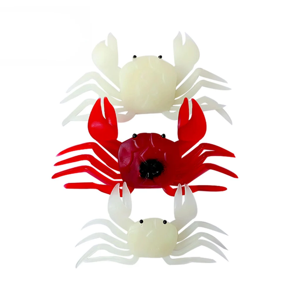 7/14cm Fishing Crab Soft Lure For Beach Boat Kayak Fish PVC White/Red 17/40g Fishing Accessories Sea Fishing Equipment
7/14cm Fishing Crab Soft Lure For Beach Boat Kayak Fish PVC White/Red 17/40g Fishing Accessories Sea Fishing Equipment