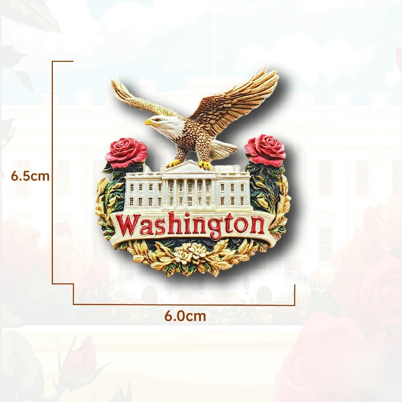 Магнит на холодильник BearPaw Вашингтон Белый Дом Орёл
Магнит на холодильник BearPaw Вашингтон Белый Дом Орёл