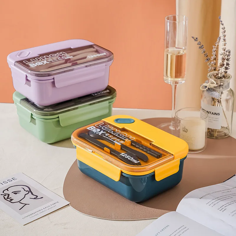 Lunch Bento Box 1250ml Crisper with Fork Spoon Microwave High Temperature Resistance School Kids Outdoor Picnic Travel Portable
Lunch Bento Box 1250ml Crisper with Fork Spoon Microwave High Temperature Resistance School Kids Outdoor Picnic Travel Portable