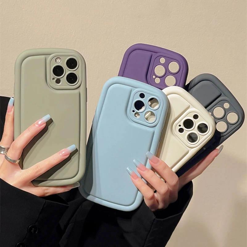 Shockproof Matte Silicone Phone Case For iPhone 14 13 12 11 Pro Max 14 Plus 14Pro Camera Protection Soft Bumper Soap Oval Cover
Shockproof Matte Silicone Phone Case For iPhone 14 13 12 11 Pro Max 14 Plus 14Pro Camera Protection Soft Bumper Soap Oval Cover