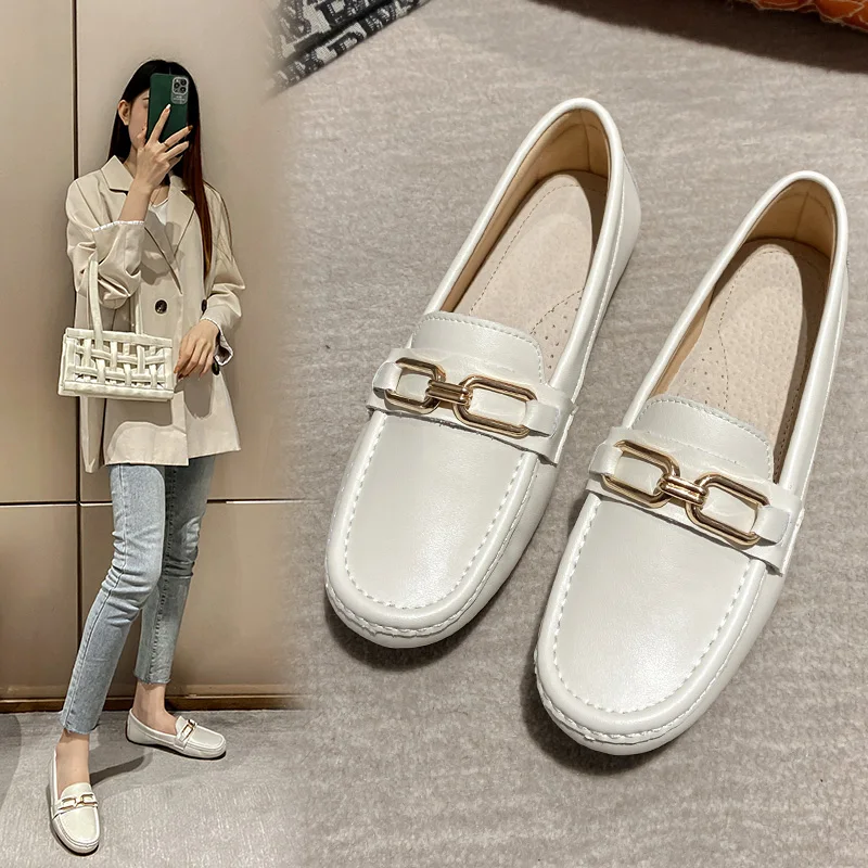 Ranbetty Women's Cow Leather Casual Penny Loafers Ladies Moccasins Soft Casual Walking Driving Comfort Slip-On Fashion Boat Shoe
Ranbetty Women's Cow Leather Casual Penny Loafers Ladies Moccasins Soft Casual Walking Driving Comfort Slip-On Fashion Boat Shoe