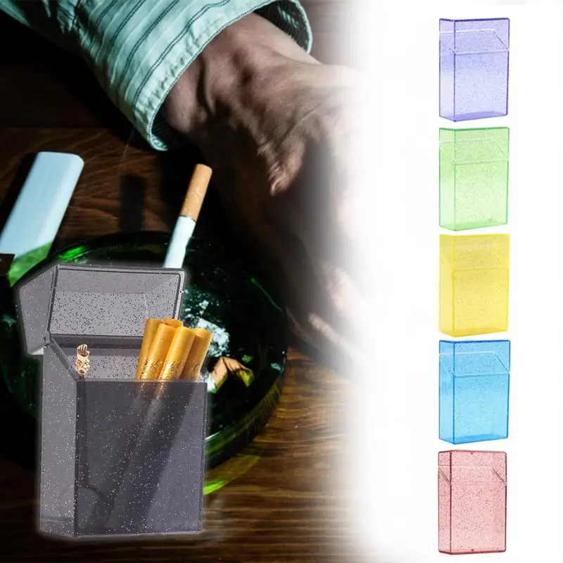 Transparent Cigarettes Box Container Pocket Cigarettes Tobacco Box Holder 20 Regular Size Cigarettes Lighter Storage For Men
Transparent Cigarettes Box Container Pocket Cigarettes Tobacco Box Holder 20 Regular Size Cigarettes Lighter Storage For Men