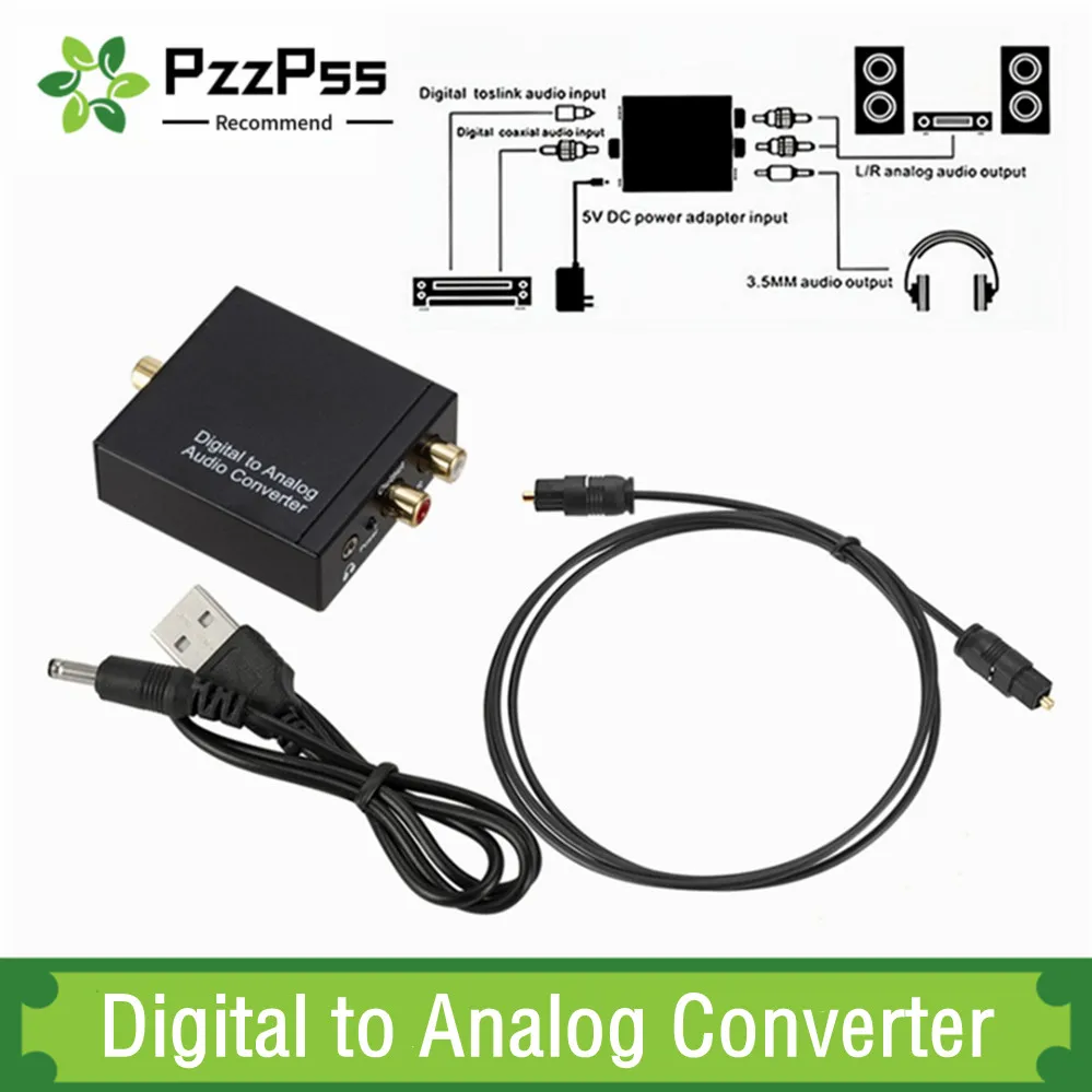 Protable 3.5Mm Jack Coaxial Optical Fiber Digital To Analog Audio Aux Rca L / R Converter Spdif Digital Audio Decoder Amplifier
Protable 3.5Mm Jack Coaxial Optical Fiber Digital To Analog Audio Aux Rca L / R Converter Spdif Digital Audio Decoder Amplifier