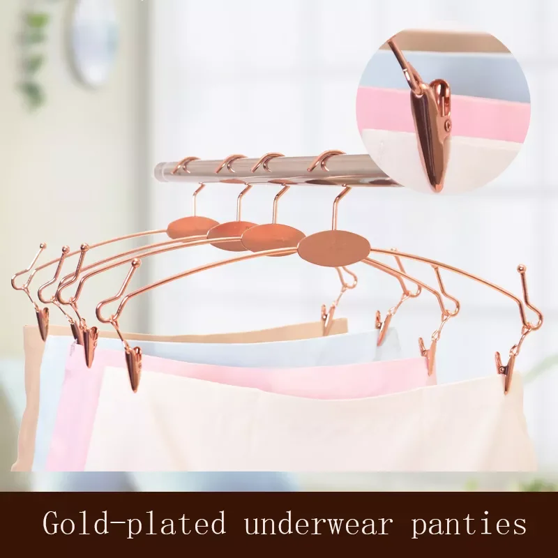 10Pcs Metal Anti-skid Hanger Underwear Hangers Bra Clothespin Non-slip Panties Clips Clothes Rack Home Closet Storage Organizer
10Pcs Metal Anti-skid Hanger Underwear Hangers Bra Clothespin Non-slip Panties Clips Clothes Rack Home Closet Storage Organizer