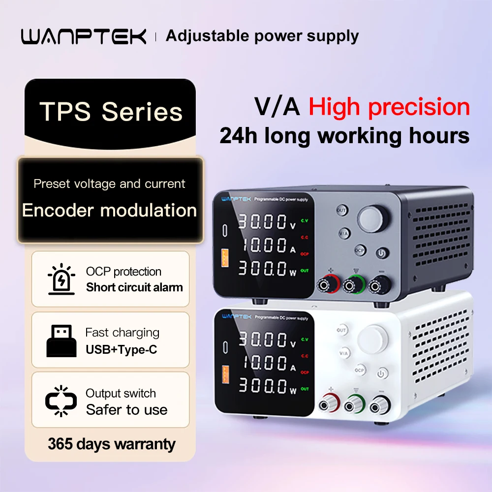 Laboratory Power Supply 30V10A Current Regulator Switching Power Supply Adjustable Regulator Desktop Power Supply 60V5A
Laboratory Power Supply 30V10A Current Regulator Switching Power Supply Adjustable Regulator Desktop Power Supply 60V5A